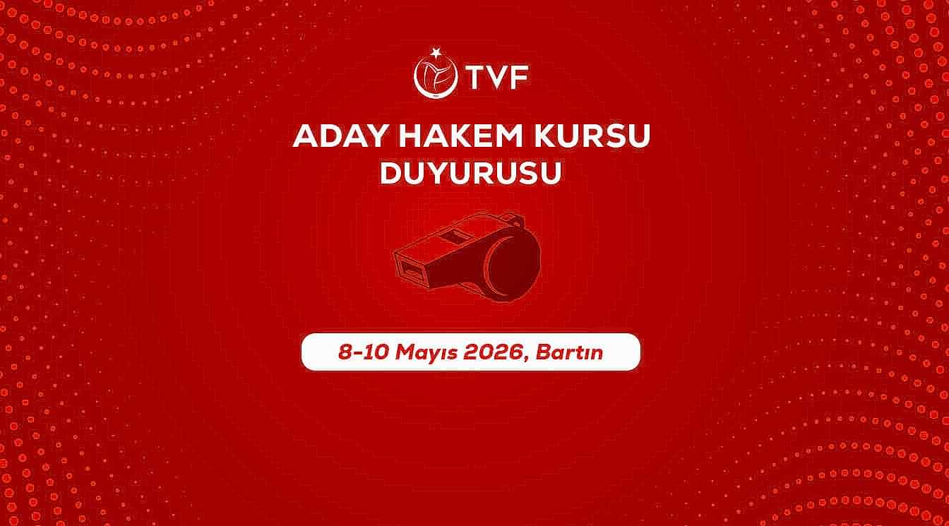 Aday Hakem Kursu Duyurusu: 8 – 10 Mayıs 2026, Bartın 